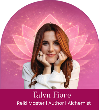 Talyn Fiore - HerAwaken Talyn Fiore's image over HerAwaken Lotus Background